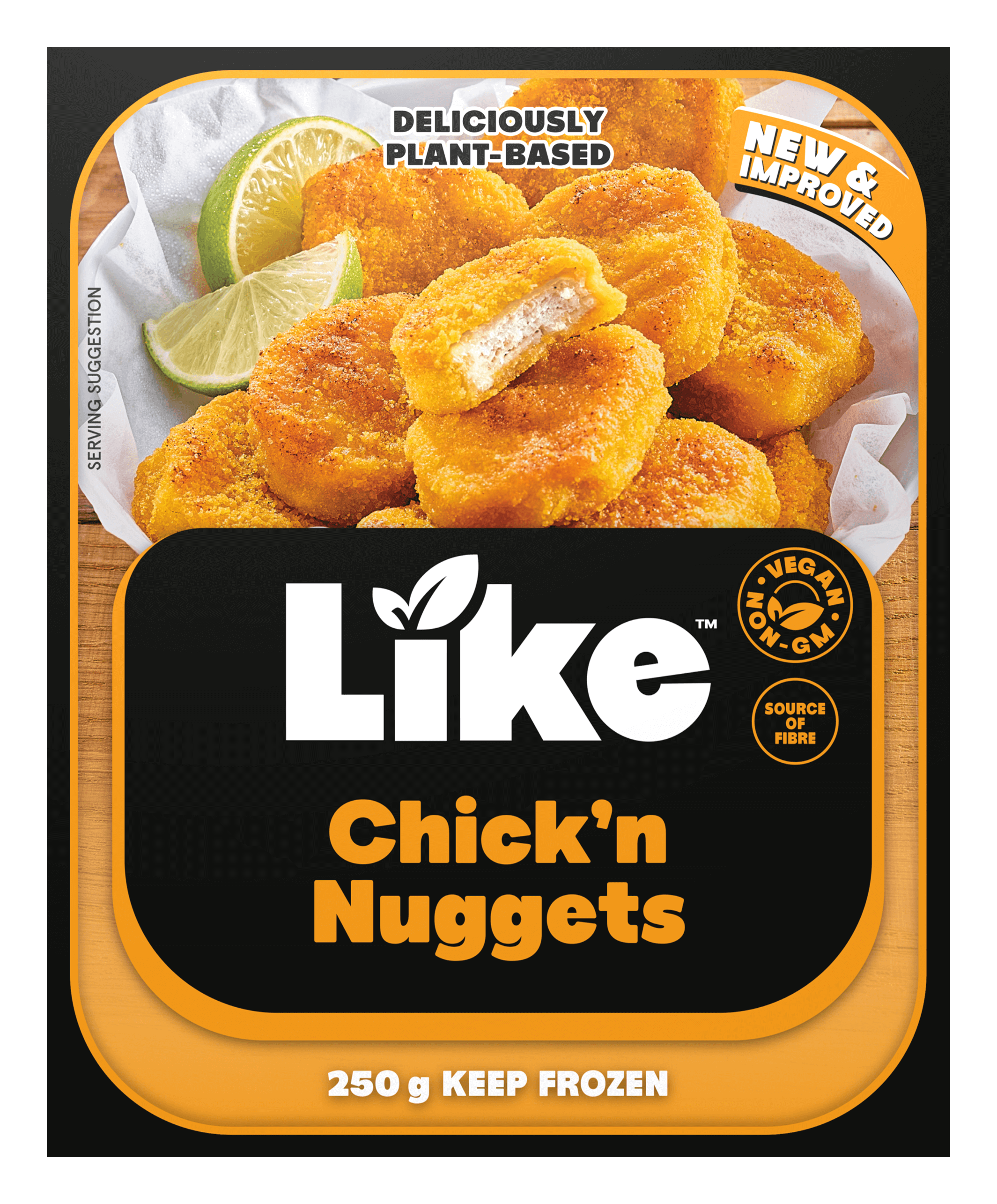 Like Nuggets 250g Front View 3D